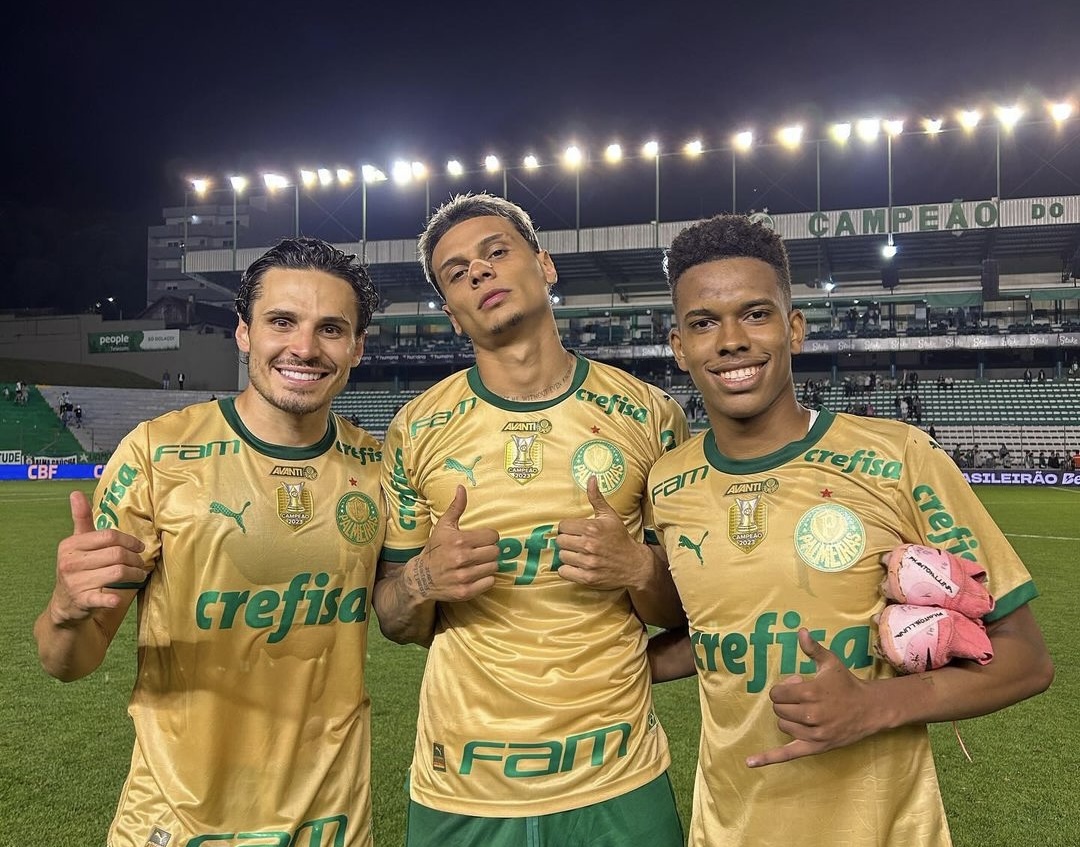 Los anotadores de la victoria 5 a 3 de Palmeiras sobre Juventude.