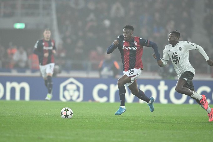 Jhon Lucumí vs Napoli hoy Bolonia 1 Napoli 1