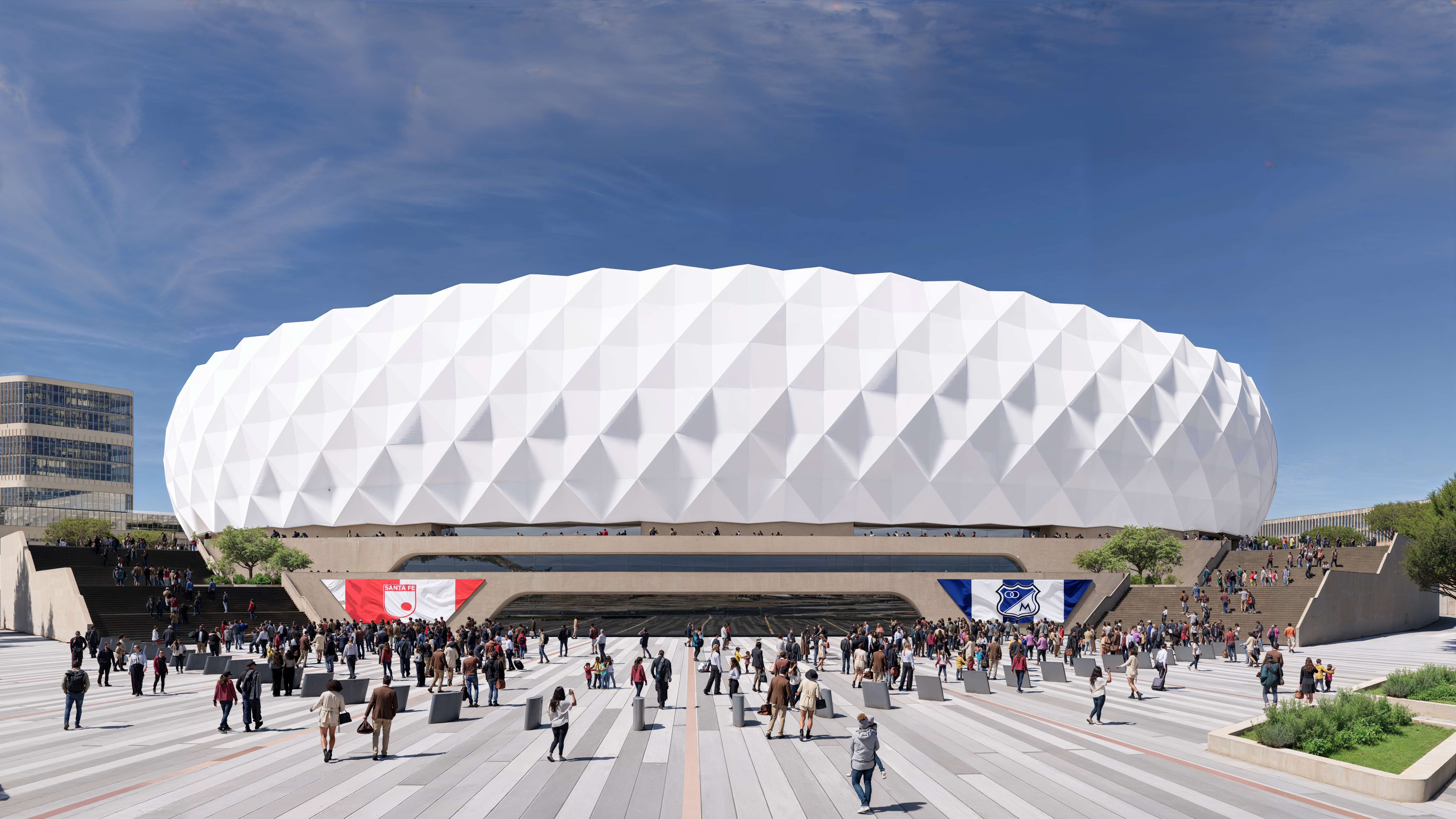 Imagen del futuro estadio de Bogotá.