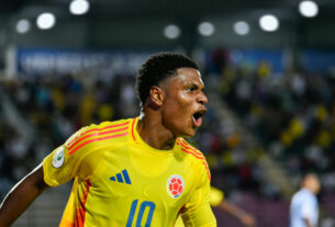 Debut de la Selección Colombia en el Sudamericano sub-20