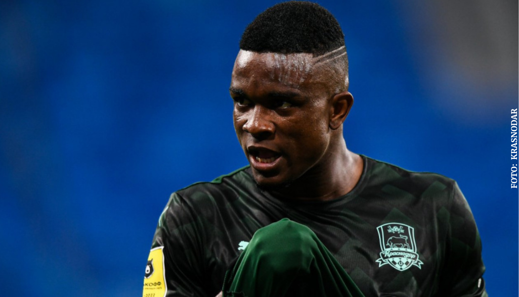 Jhon Córdoba en el Krasnodar