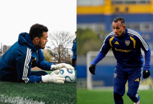 Álvaro Montero y Sebastián Villa ya entrenan con Boca Juniors.