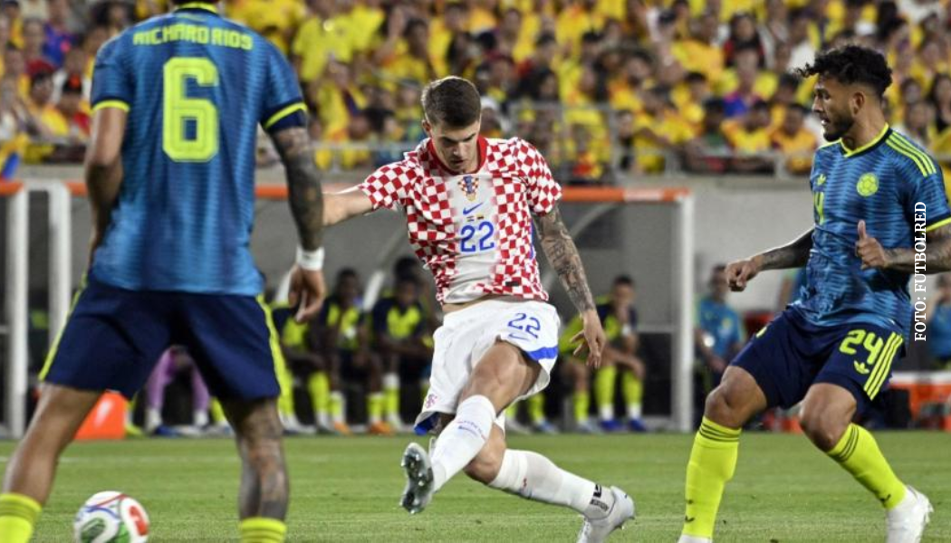 Derrota de Colombia ante Croacia en Estados Unidos.