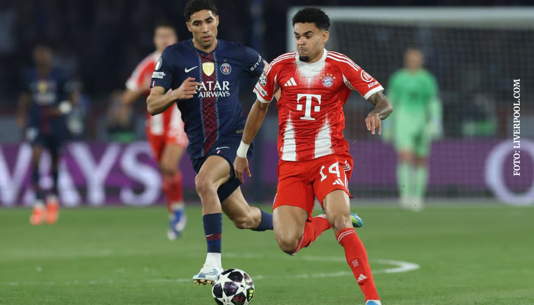 Gran actuación de Luis Díaz ante el PSG.