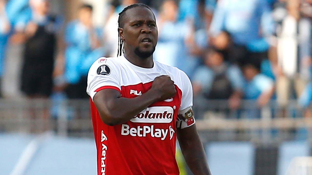 Hugo Rodallega con Santa Fe