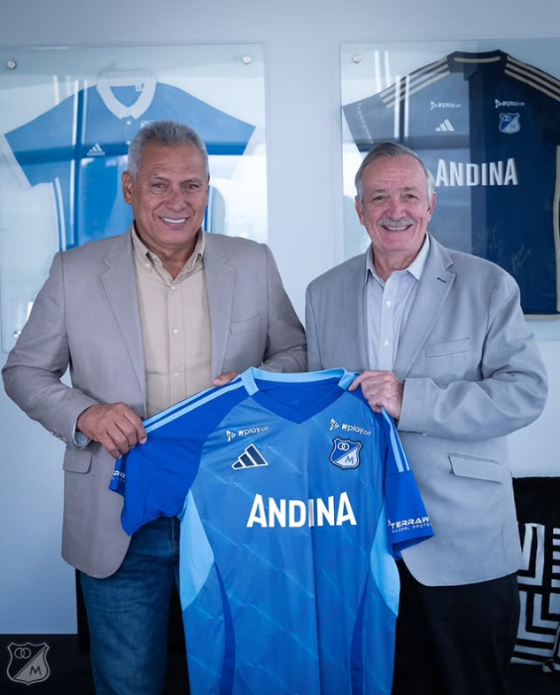 Hernán Torres con Enrique Camacho