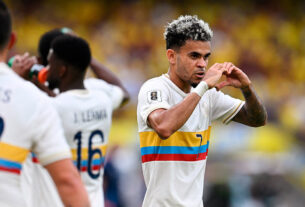 Luis Díaz tras anotar ante Chile